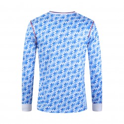 Camisola Manchester United Retro Equipamento Primeiro 1992 Manga Comprida